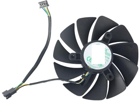 BDAKQJV Scheda Grafica Ventola for Scheda Video for RTX 3070 Ti 3080 Ti 3080 3090 AMP Holo LHR 87MM GA92S2U Ventola di Raffreddamento for Scheda Grafica(Fan - A)