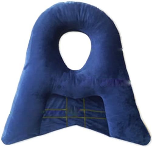 Odoukey Almohada Boca Abajo para cirugía Ocular, Almohada de Espuma de Memoria Posterior a la cirugía para vitrectomía, recuperación de BBL, Apoyo para Dormir con estómago