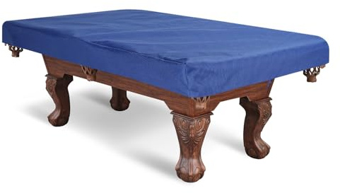 PATIKIL Funda Para Mesa De Billar 9 Pies Accesorios De Billar Azul Marino