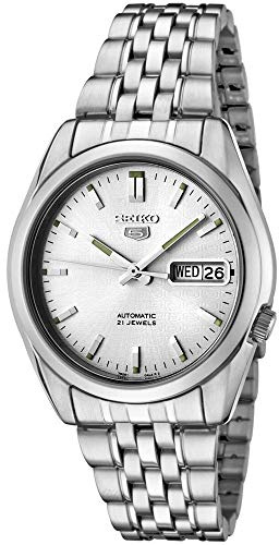 Seiko Herrenuhr Analog Automatisch mit Edelstahlarmband – SNK355K1