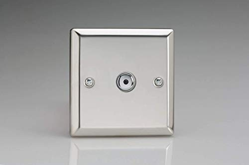 Varilight 1-Gang 1-Way V-Pro IR Remote/Touch Control Master LED Dimmer 1 x 0-100W Mirror Chrome