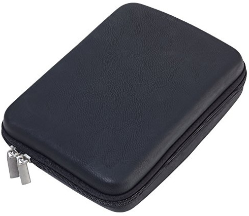 Troika Organizer-Etui mit Reißverschluss travel Case – Kabel-Organizer, Reise-Kosmetik– 3 Innenfächer – 6 Elastikband-Schlaufen – Trennwand (innen) – Kunstleder, Samt – schwarz