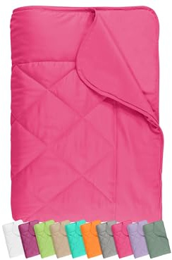 npluseins Letto leggero e versatile, in microfibra 732.932, leggero e versatile. 135 x 200 cm, rosa