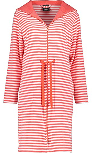 Cawö Home Bademäntel Damen Kurzmantel mit Kapuze Campus 834 watermelon - 26 M
