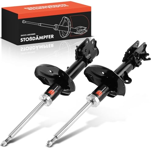 Frankberg 2x Amortisseur à gaz Arrière Gauche Droite 594mm Pression de gaz Compatible avec Tucson JM Sportage JE KM Remplacer# 334505,553612E501