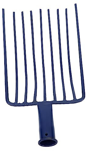 BESPORTBLE 1Pièce Fourche à Charbon Acier à Dents Outil de Jardinage Multi-Dents sans Poignée pour Râteau de Jardin et Pelle à Cendres