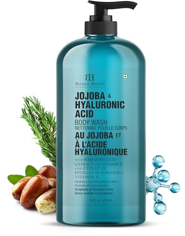 Botanic Hearth Jojoba Body Wash & Shower Gel 473 ml
