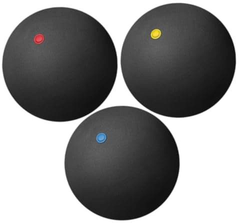 TOYANDONA 3 Stück Bouncy Racquetball Bälle für Professionelles Squash Hochwertige Trainingsbälle für Spielniveaus und Turniere