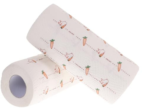 SHERCHPRY 2 Rotoli Salviette Per Pulizia Della Cucina Panno Di Carta Per Pulizia Tovagliolo Di Carta Forniture Per Cucina