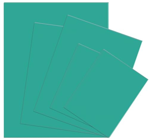 Lino Printing Plates Cutting Kit for Beginners - 5 Pack Super Soft 3mm Lino Sheets (A4 A5 A6) - Easy to Carve Relief Printing Blocks for Linocut & Stamp Making