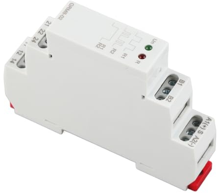 Hidyliu GRM8‑02 Elektroniskt impulsrelä Kompakt låsrelä för Flerpunktskontroll AC/DC 12‑240V Effektiv och Pålitlig 18 Mm Bredd