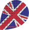 Harrows Dimplex Indoor-sport Union Jack Birne Design Dart Flights 10-piece Pack