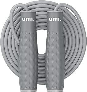 Umi Gewichte Springseil Erwachsen Verstellbar mit Hautfreundlichen Griffe, Ideal für Fitness & Ausdauer.