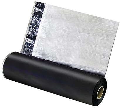 Autoadhesiva Cinta de Betún,Impermeable Cinta de Butilo Asfaltica de Aluminio,Tela Asfaltica de Aislamiento Térmico,Cinta de Reparación de Fugas,para Fugas,Ancho X Largo (0.3x1m)