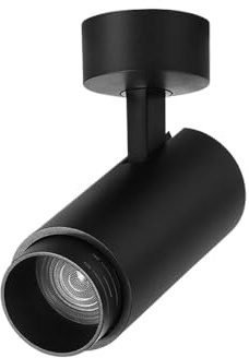 Luz De Tubo Ajustable De 7W, Luz De Techo De Aluminio Montada En Superficie, Luz De Techo Pequeña Con Ángulo De Zoom De 15 ° -60 °, Foco Montado En Superficie, Súper Brillante, Foco Mural De Pared De