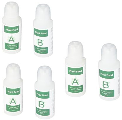 Engrais pour Plantes d'intérieur, 3 Ensembles d'Engrais Azotés pour Aliments Hydroponiques Favorisant la Croissance des Légumes et des Fruits
