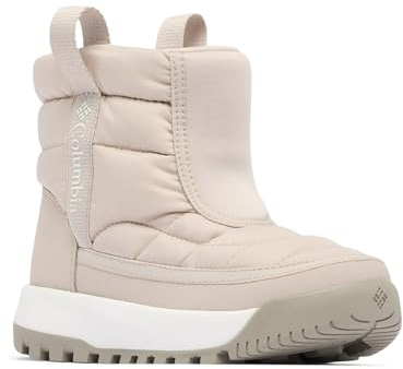 Columbia Unisex Kid's Youth Snowtrot Mid Snow Boot, Soft Taupe Sea Salt, 36 EU