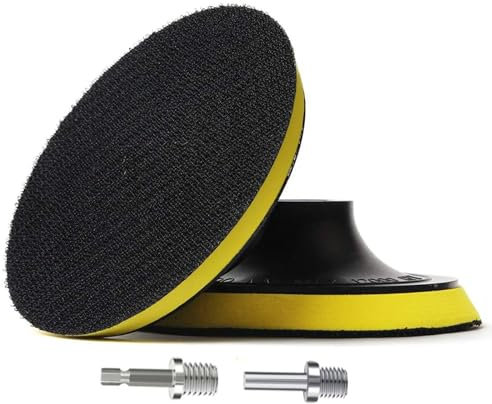 HOTCKB 2 Piezas Plato de Lijado 115 mm Disco para Lijadora con Rosca M14 Placa de Apoyo