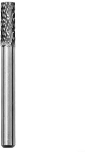 Zilimontt Carbide Rotary File Milling Metal Grinding Cutter Burr Head Drill Bit,Carbide Rotary File Drill,Carbide Rotary Tool for Inner Hole Finishing in Machinery Parts(6mm)