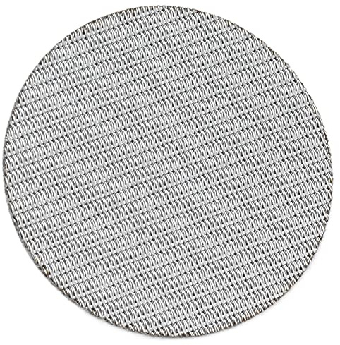 Hyuduo Portafilterskärm, 316 Rostfritt Stål Puckfilter 100 Mikron 1,7 Mm Kaffe Portafilter Nedre Skärm för Espressodistribution Hem Barista och Kaféanvändning (51 mm)
