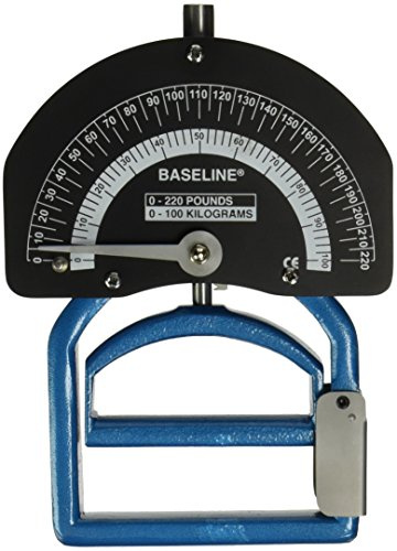 Baseline Smedley Federdynamometer – Griffkraftmesser für Erwachsene mit 100 kg Kapazität