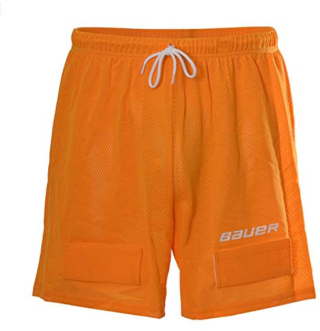 Bauer Kinder Jock Shorts Mesh - Senior, Gelb, S, 1039245