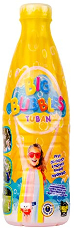 TUBAN Large Bubble Solution 1000 ml – Bubble Solution 1L – Toy for Children – Bubble Blowing – Outdoor Fun Activities