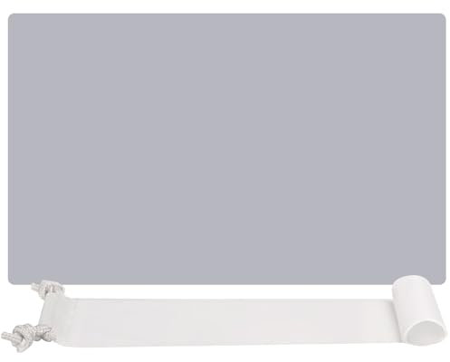 Tappetino in Silicone da Cucina Extra Large, 70x50cm Tappetino per Impastare, Tappetino da Forno in Silicone Antiaderente Riutilizzabile, Resistente al Calore, Antiscivolo, Lavabile(Grigio)