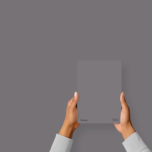 Hemway Storm Grey Peel & Stick Sample Interior Paint | A5 Accurate Colour Swatch, Mess-Free Alternative to Paint Tester Pots, Easy To Use, Eco-friendly, for Kitchen Bathroom Living Room