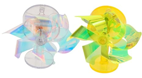 SUPVOX 2 Pièces Éolienne LED Colorée pour Décoration de et Véhicules Électriques Lumières de Sécurité pour Conduite Nocturne et Fêtes