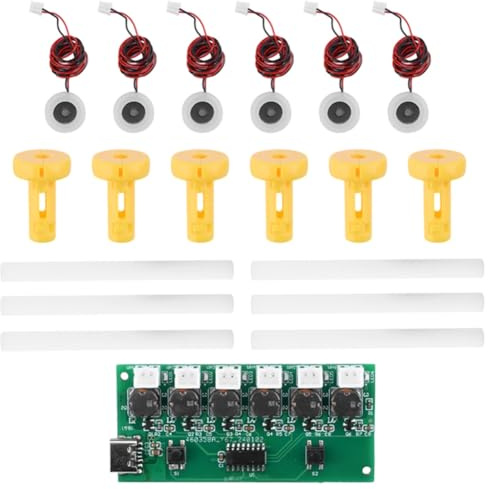 Dropfree Type-C USB Mini Humidifier DIY Kits Mist Maker and Driver Circuit Board 6 Fogger Atomization Film Atomizer Sheet(B)