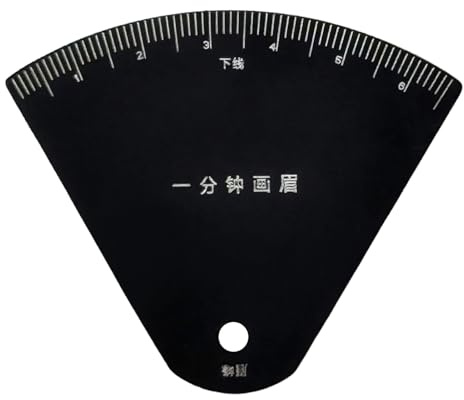 Outil de Mesure des Sourcils | Règle de Positionnement des Sourcils - Gabarit de Maquillage et Forme pour à Domicile pour Femmes