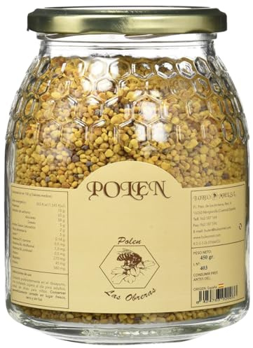 Polen de Abeja natural. Polen Las Obreras 450 grs. Origen España 100%. Pequeño tesoro alimenticio que las abejas extraen de diversas flores. Origen, Cuenca.