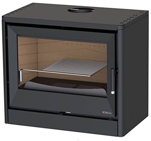 ESTUFA DE LEÑA CON TURBINA BOREAL MODELO PARA COLGAR E1000