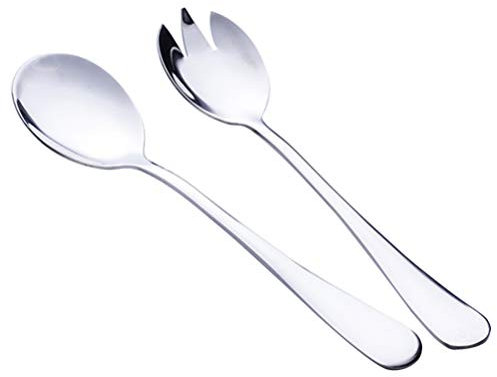 2 Pièces Pinces à Salade Fourchette à Salade Cuillère Apéritif Cuillères à Salade Pour Servir Fourchette Apéritif Pinces De Service Cuillère Coréenne Grosse Pince Smoothie Enfant