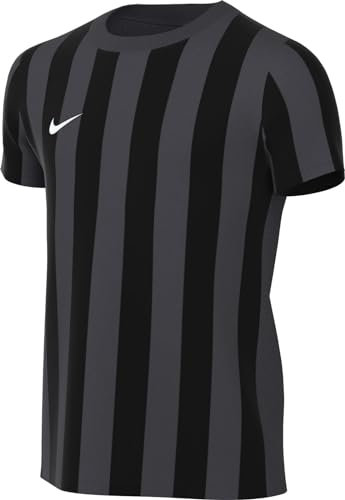 Nike CW3819 Y NK Dry STRP DVSN IV JSY SS T-Shirt Unisex-Child Anthracite/Black/White L