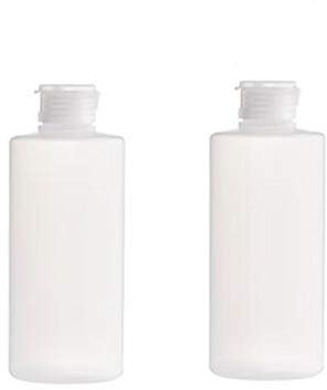 2Pcs 200ml Empty Clear Plastic Soft Tube Squeeze Bottle with Flip Cap Refillable Cosmetic Makeup Sample Packing Storage Containers Travel Bottle Jars for Lotion Shower Gel Shampoo Toiletries