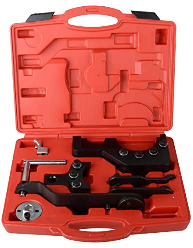 DAYUAN Motor Einstellwerkzeug Nockenwellen Arretierwerkzeug Ausrichtungs Einstellwerkzeug Set Kompatibel mit VW Transporter T5, Touareg 2.5 4.9 TDi – OEM T10199, T10226