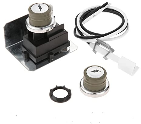 SURIEEN Piezo Gasanzünder Kit für Weber 67847 Igniter Kit Gasgrill Anzünder Ersatzteile für Weber Genesis 300 Series E-310 E320 E330 S310 S320 S330 300, Kompatibel mit Weber Gasgrills (2008-2010)