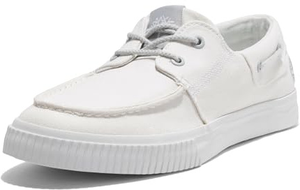 Timberland Sneakers Uomo Stringate, Tela Bianca, 42 EU