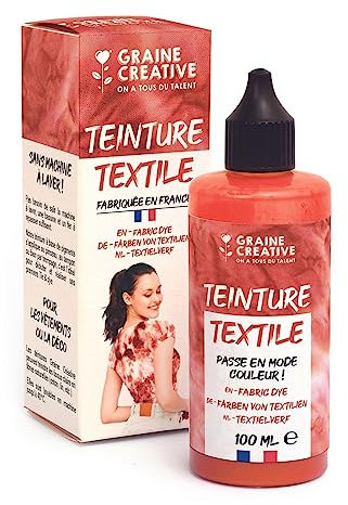 Textilfarbe 100 ml Tie and die Effekt - Terracotta