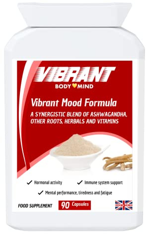 Organic Ashwagandha KSM 66 Capsules - Enriched with Reishi, Shisandra, Maca - 90 Capsules Ashwagandha KSM-66 Vegan, GMO-Free Made in The UK