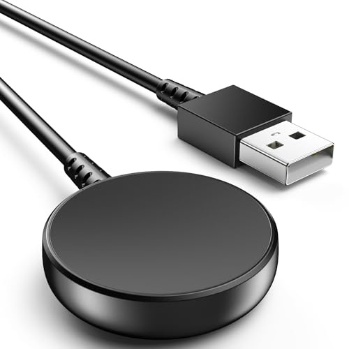 USB Ladegerät für Samsung Galaxy Watch 7/6/6 Classic/5/5 Pro/4/4 Classic/3/Active 2/Active 1 Magnetisches Kabelloses Ladekabel Smartwatch Aufladen Ladekabel-1M
