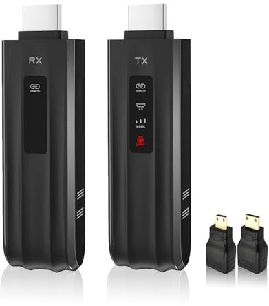 eppfun Trasmettitore e Ricevitore HDMI Wireless1080P Adattatore per streaming video/audio da PC a TV Proiettore Monitor