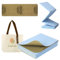 Enssy Reise-Yogamatte aus Kork, faltbar, klein, 173 x 61 cm, 0,4 cm, mit Tragetasche, leichtes Pilate-Design