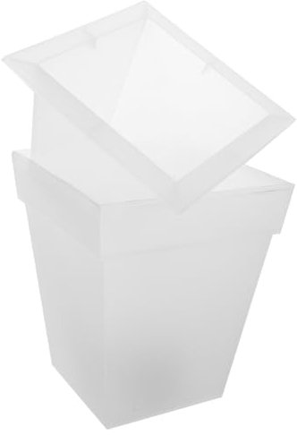 Kisangel Maceta Solar Luminosa para Iluminación Exterior Decorativa Jardineras de Plástico Macetas LED para Patio Luz Solar Resistente al Agua