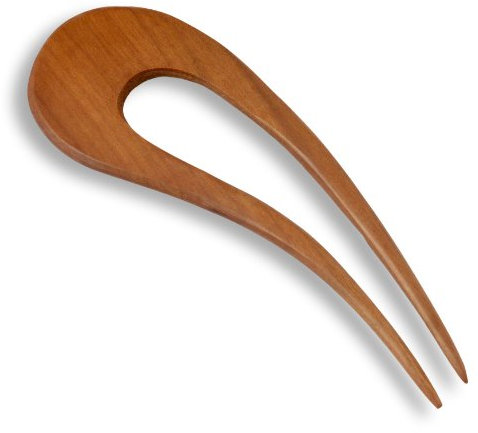 Island Piercings Haarnadel Haargabel Handarbeit aus Holz HN216