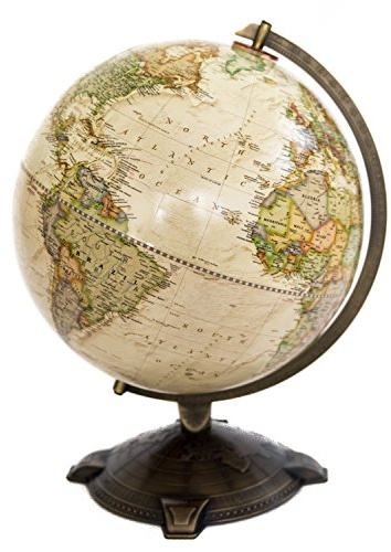 National Geographic Antique Globe 12. Made in The USA