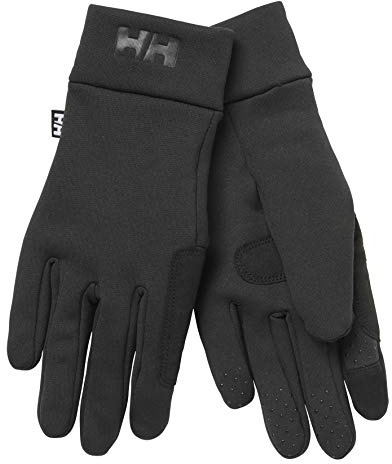 Helly Hansen Unisex Forro de guante táctil de vellón HH, Negro, S