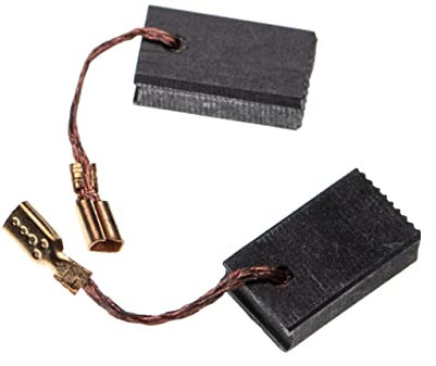 vhbw 2x balais de charbon 5 x 10 x 17 mm compatible avec Bosch GWS 14-125 C, GWS 14-125 CE, GWS 14-125 CI outil électrique